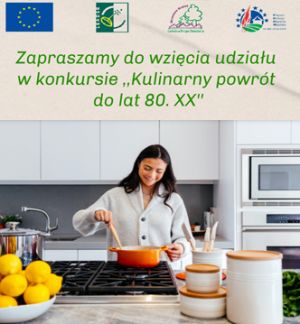 Plakat zwiazany z konkursem kulinarnym