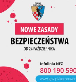 Nowe zasady bezpieczeństwa od 24 października