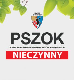 Grafika z informacją, że PSZOK będzie nieczynny