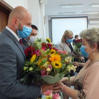 sesja rady gminy - gratulacje