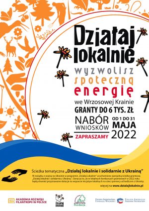 plakat Działaj Lokalnie