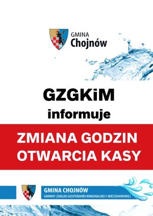 zmiana godzin otwarcia kasy