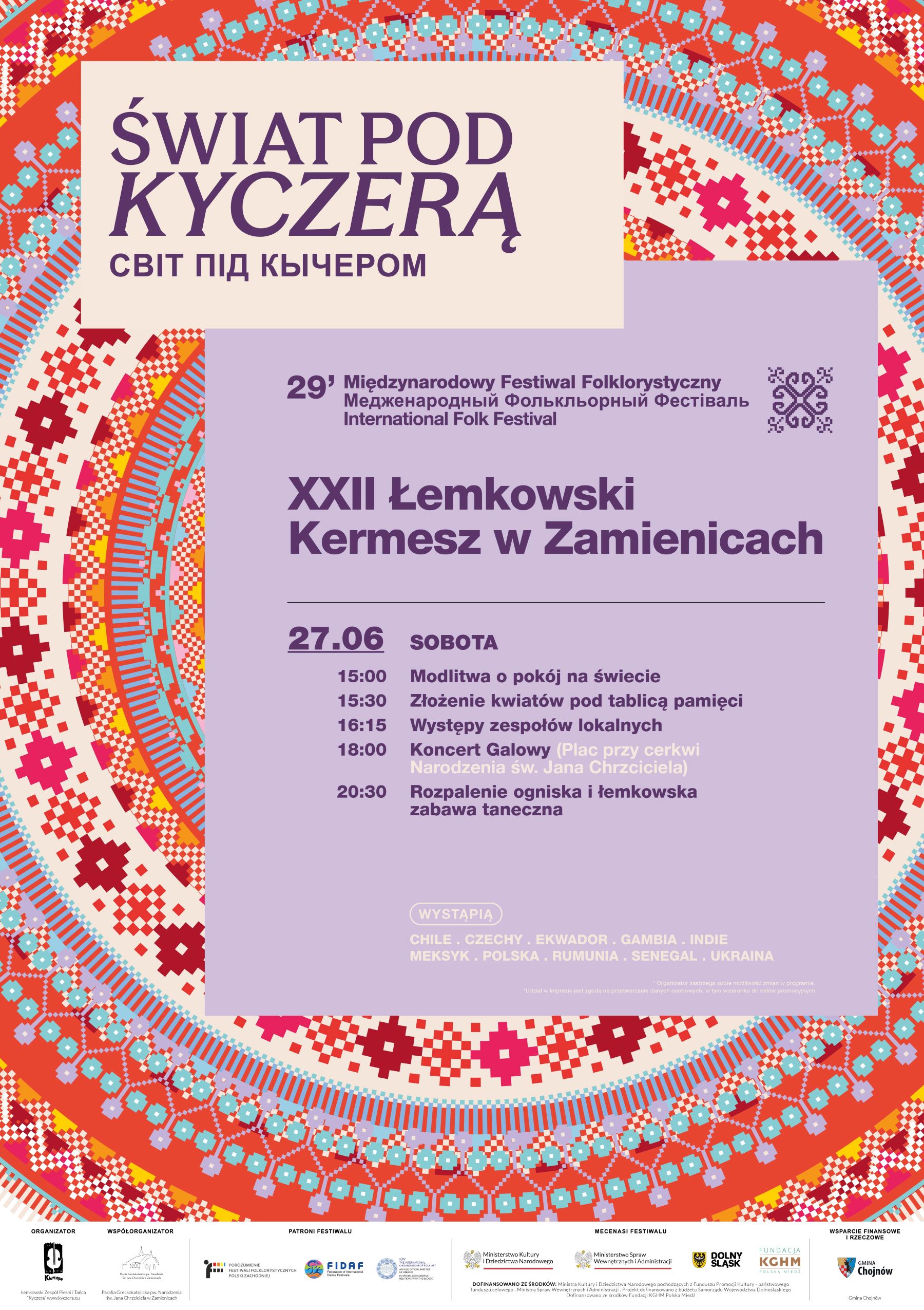 „Świat pod Kyczerą” po raz kolejny w Zamienicach!