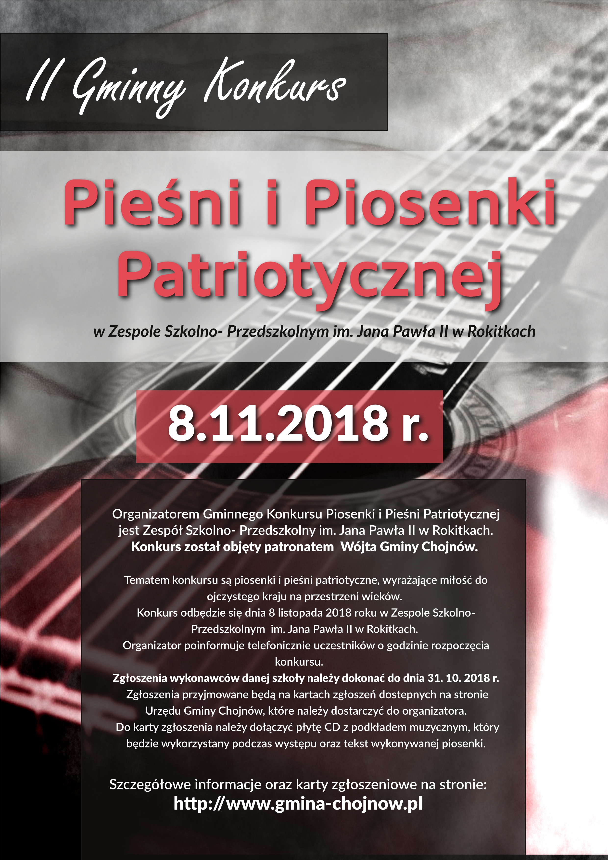 Gminny Konkurs Pieśni i Piosenki Patriotycznej