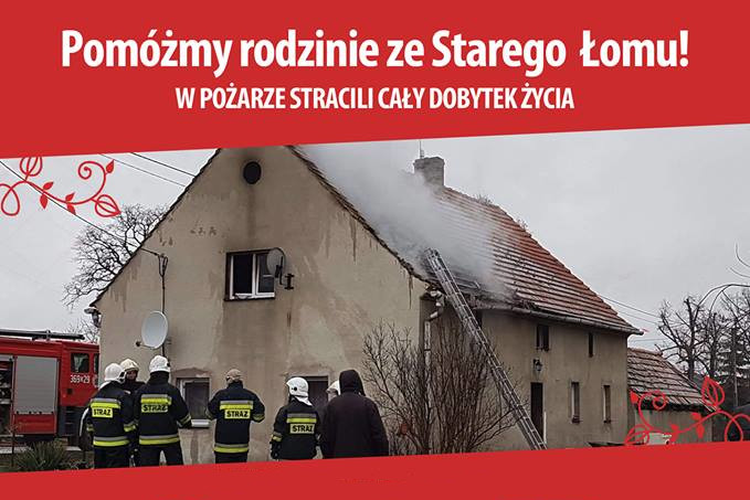 Apel o pomoc dla rodziny ze Starego Łomu