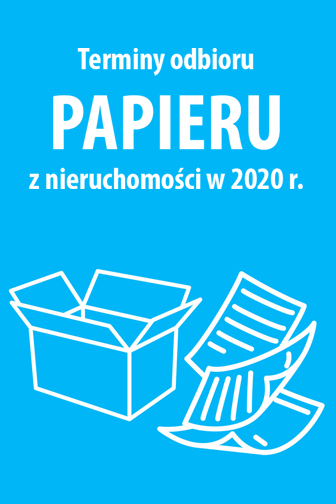 Terminy odbioru papieru z nieruchomości