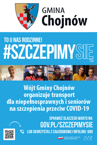 Gmina Chojnów zawiezie seniorów na szczepienia przeciwko COVID-19.