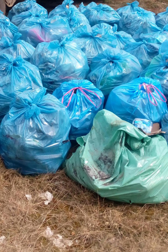 Gmina Chojnów wsparła akcję zbiórki odpadów w Rokitkach