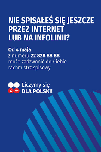 NIE SPISAŁEŚ SIĘ JESZCZE?  MOŻE ZADZWONIĆ DO CIEBIE RACHMISTRZ SPISOWY!