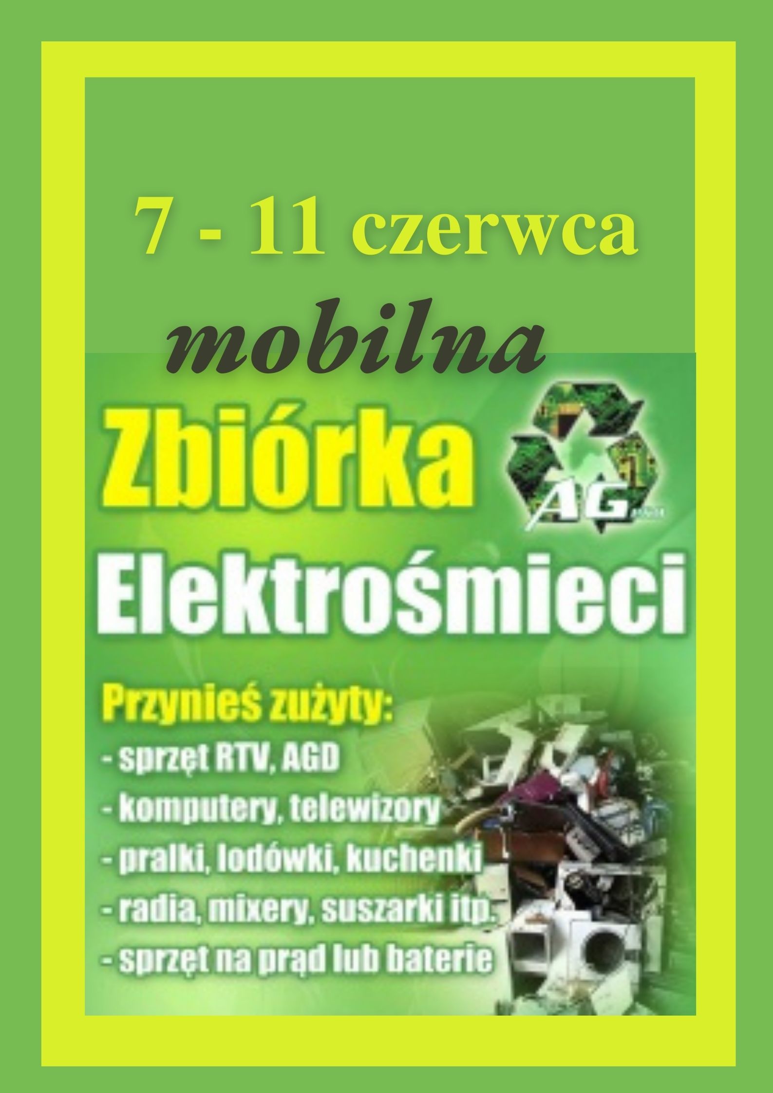 Mobilna zbiórka elektrośmieci